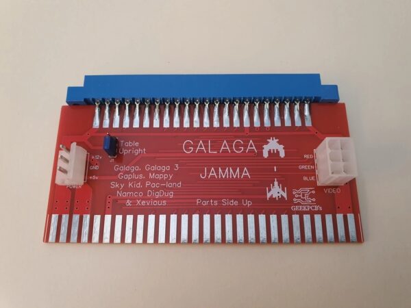 Galaga Jamma Adapter with Namco arcade compatibility