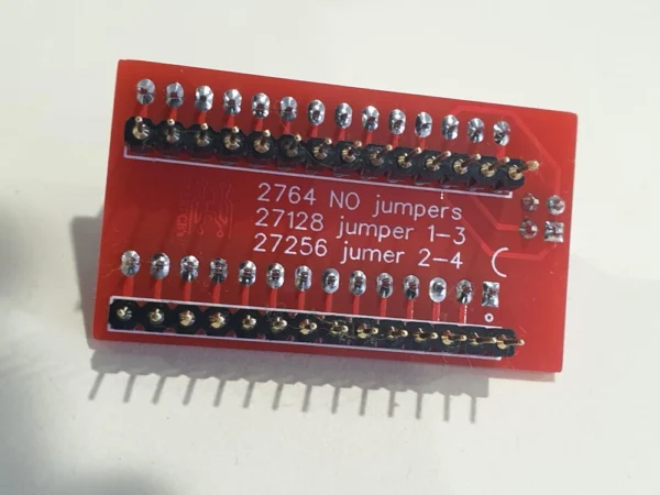 27512 EPROM to 2764, 27128, or 27256 Adapter