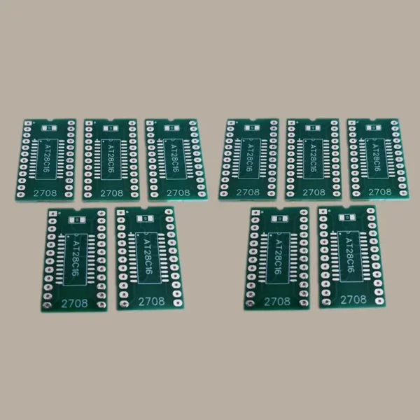 2708 EPROM replacement board with AT28C16 SMD chip