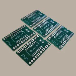 2708 EPROM adapter installed with capacitor and header pins