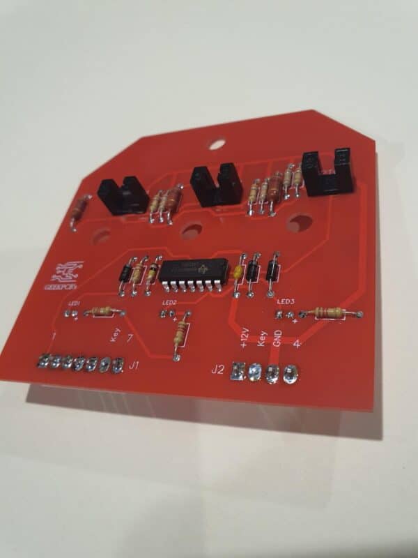 3-bank Opto Board Bally/Williams WPC Pinball - 5768-12368-00A