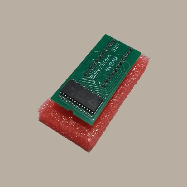 Bally Stern 5101 NVRAM replacement chip – battery-free memory module for pinball and arcade machines