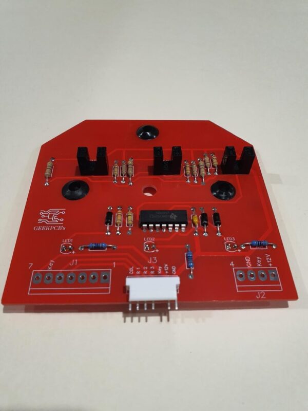 3-bank Opto Board Bally/Williams WPC Pinball - 5768-12546-00