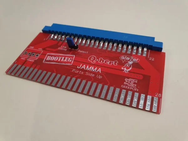 Qbert Bootleg Jamma Adapter geekpcbs