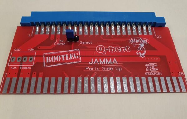 Qbert Bootleg Jamma Adapter geekpcbs