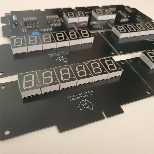 Williams 3-6 Displays set GeekPCBs