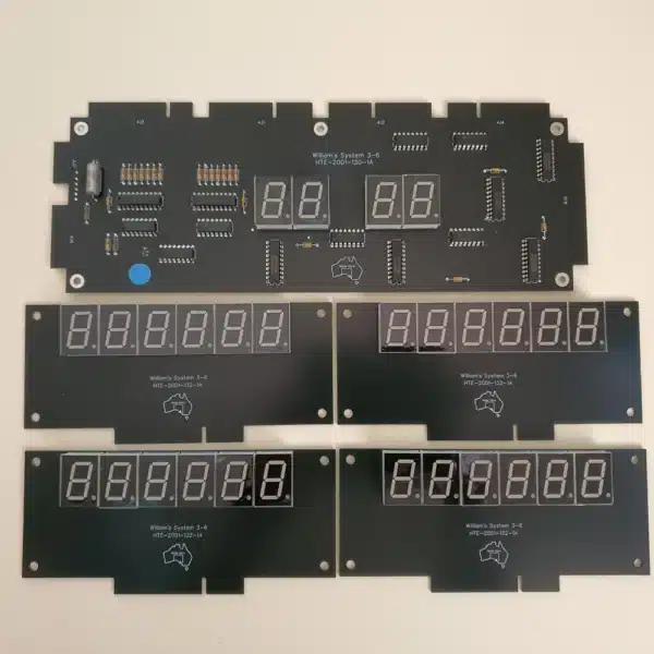 Williams System 3-4-6 displays pinball