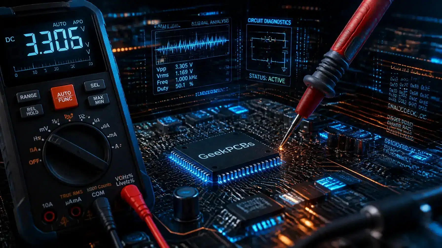 Arcade PCB voltage testing before connection