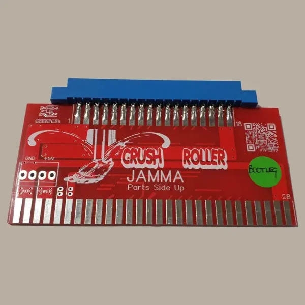 Crush Roller Bootleg PCB JAMMA Adapter front view