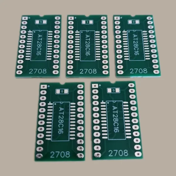 2708 EPROM Adapter TECH DIY board front view