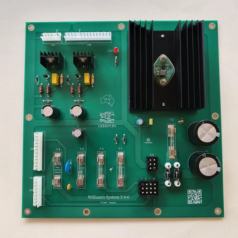 Pinball boards Australia replacement PCB from GeekPCBs