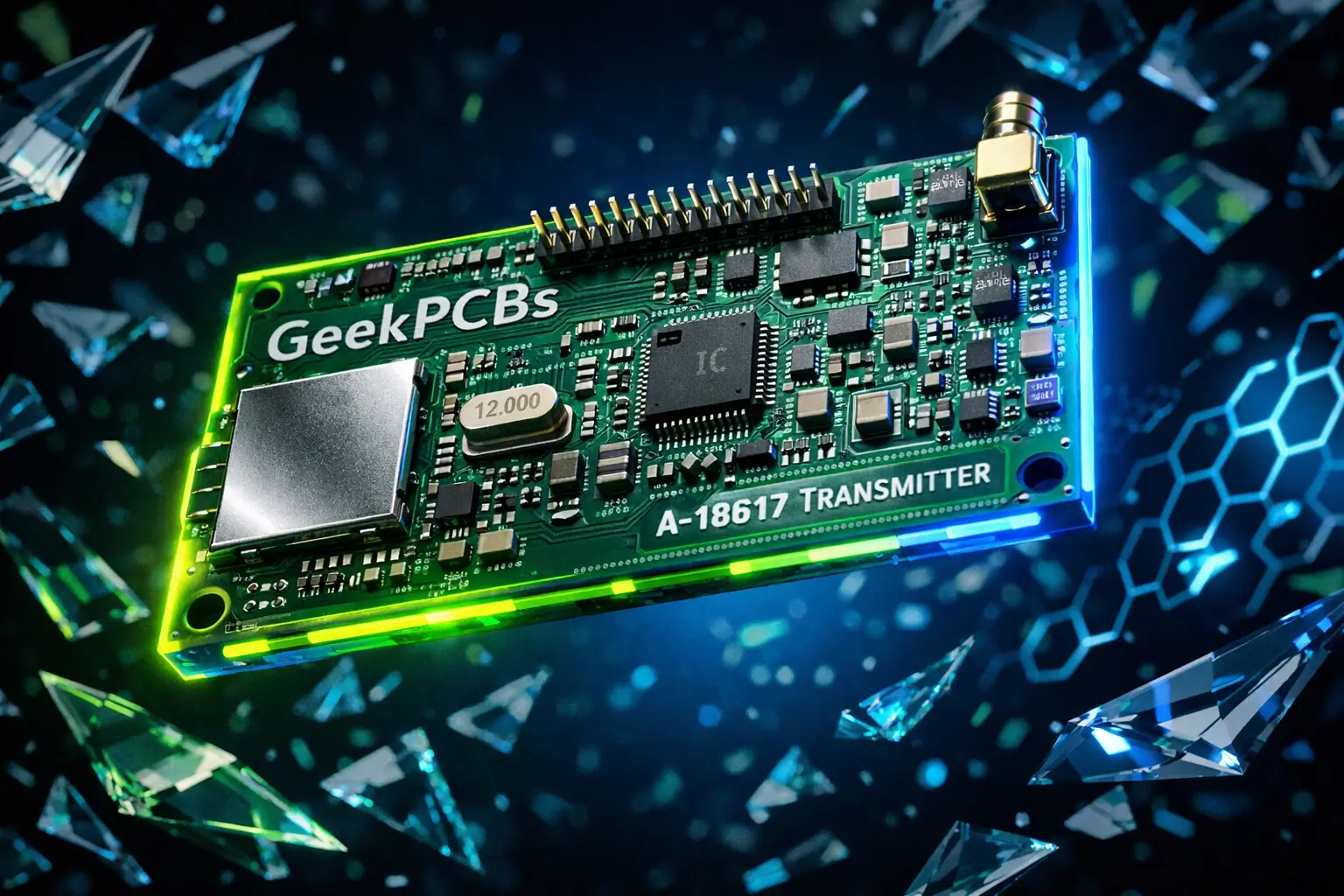 New A-18617 transmitter pinball board for restoring Williams and Bally WPC machines.