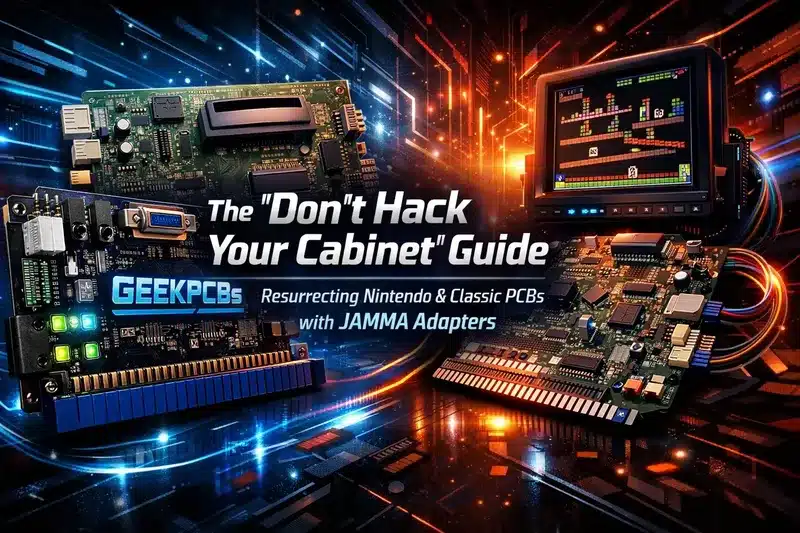 jamma adapters for nintendo, capcom, and data east arcade pcbs to run in a jamma cabinet without cutting the wiring harness