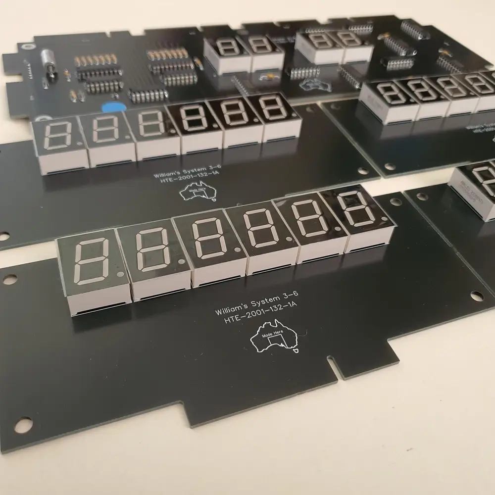Williams System 3-6 pinball display boards for repair and LED upgrade